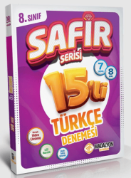 Madalyon Yayınları Safir 8. Sınıf Türkçe Branş Deneme 15`li - Madalyon Yayınları