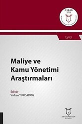 Maliye ve Kamu Yönetimi Araştırmaları AYBAK 2019 Eylül - Akademisyen Kitabevi