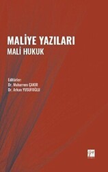 Maliye Yazıları Mali Hukuk - 1