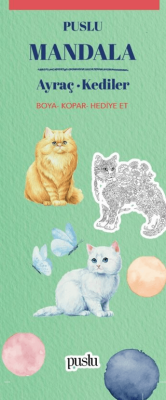 Mandala Ayraç - Kediler - 1