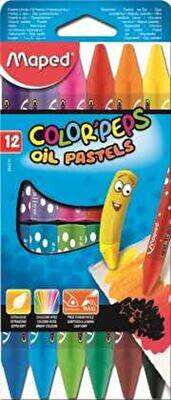 Maped Color Peps Yağlı Pastel 12Li - 1