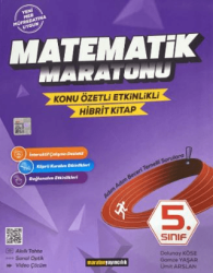 Maraton Yayıncılık 5. Sınıf Matematik Maratonu Konu Özetli - Etkinlikli Kitap - Maraton Yayıncılık