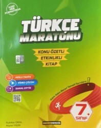 Maraton Yayıncılık 7. Sınıf Türkçe Maratonu Konu Özetli - Etkinlikli Kitap - Maraton Yayıncılık