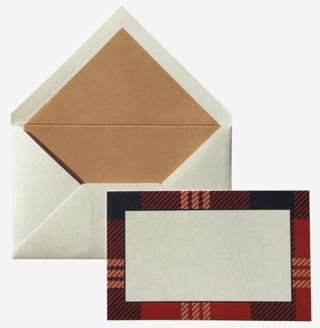 Maritera Tartan Tebrik Kartı 10`lu Kutu - 1