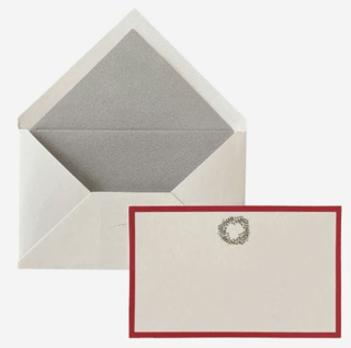 Maritera Yılbaşı Wreath Tebrik Kartı 10`lu Kutu - 1