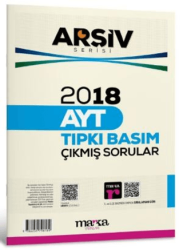 Marka Yayınları 2018 AYT Arşiv Serisi Çıkmış Sorular Tamamı Video Çözümlü - Marka Yayınları