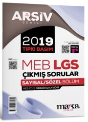 Marka Yayınları 2019 LGS 8. Sınıf Arşiv Serisi Tıpkı Basım Çıkmış Sorular Tamamı Video Çözümlü - Marka Yayınları