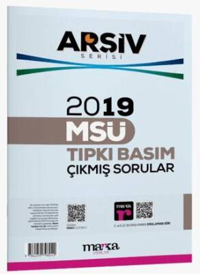 Marka Yayınları 2019 MSÜ Çıkmış Sorular Tamamı Video Çözümlü - 1