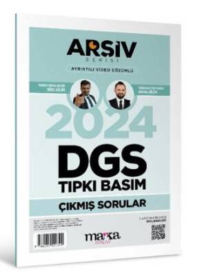 Marka Yayınları 2024 DGS Arşiv Serisi Tıpkı Basım Çıkmış Sorular - 1