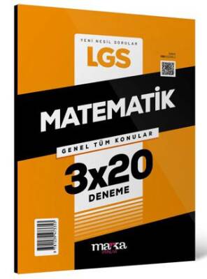 Marka Yayınları 2025 LGS Genel Tüm Konular Matematik 3 Deneme - 1