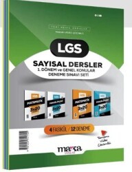 Marka Yayınları 2025 LGS Sayısal Dersler 1. Dönem ve Genel Konular Deneme Sınavı Seti 4 Fasikül 12 Deneme - Marka Yayınları