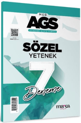 Marka Yayınları AGS Sözel Yetenek 7 Deneme - 1