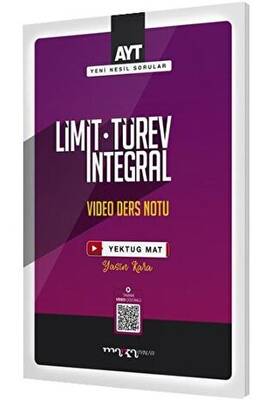 Marka Yayınları AYT Limit Türev İntegral Video Ders Notları - 1