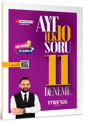 Marka Yayınları AYT Matematik İlk 10 Soru Konuları 11 Deneme - 1