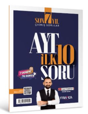 Marka Yayınları AYT Matematik İlk 10 Soru Son 7 Yıl Çıkmış Sorular - 1