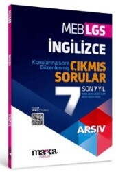 Marka Yayınları LGS İngilizce Konularına Göre Düzenlenmiş Son 7 Yıl Çıkmış Sorular - Marka Yayınları