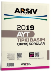 Marka Yayınları 2019 AYT Arşiv Serisi Çıkmış Sorular Tamamı Video Çözümlü - Marka Yayınları