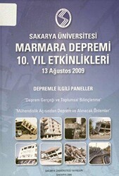 Marmara Depremi 10. Yıl Etkinlikleri - Sakarya Üniversitesi Kültür Yayınları