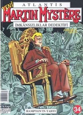Martin Mystere İmkansızlıklar Dedektifi Sayı: 34 Hampton’ın Tahtı - 1