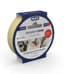 Mas 2650 Maskeleme Bandı 25Mm X 40M - MAS Kırtasiye