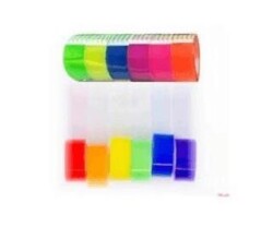 Mas 2668 Renkli Şeffaf Bant 18 mmx9m 6Lı - MAS Kırtasiye