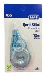 Mas 455 Şerit Silici - 5mm x 12m - MAS Kırtasiye
