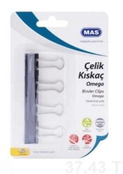Mas 926 Kartelada Omega Kıskaç 25 Mm 4`Lü - MAS Kırtasiye
