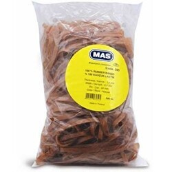 Mas Geniş Ambalaj Lastiği 65mm Kauçuk 500 Gr. Poşet - MAS Kırtasiye