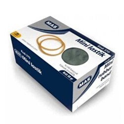 Mas 370 Mini Ambalaj Lastiği %100 Kauçuk 50 Gr Kutu - MAS Kırtasiye