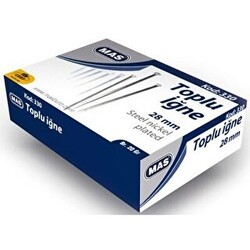 Mas Toplu İğne 20 Gr.Nikelli28Mm - MAS Kırtasiye