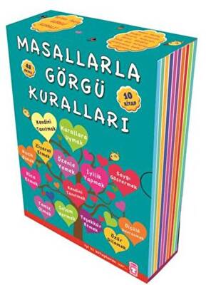 Masallarla Görgü Kuralları 10 Kitap Takım - 1