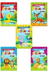 Masallı Boyama Kitabı 5 Kitap Takım - Tandem Yayınları