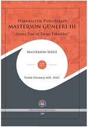 Masterson Günleri 3 - Psikanalitik Psikoterapi - Psikoterapi Enstitüsü