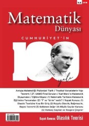 Matematik Dünyası Dergisi Sayı: 118 - Nesin Yayınevi