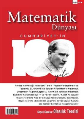 Matematik Dünyası Dergisi Sayı: 118 - 1