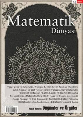 Matematik Dünyası Dergisi Sayı: 121 - 1