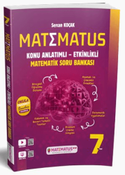 Matematus Yayınları 7. Sınıf Matematik Konu Anlatımlı Etkinlikli Soru Bankası - Matematus Yayınları