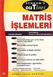 Matris İşlemleri - Nobel Akademik Yayıncılık