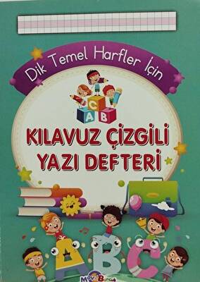 Mavi Boncuk Akademi Kılavuz Çizgili Yazı Defteri Küçük Boy - 1