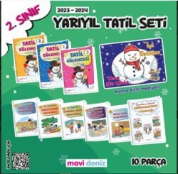 2. Sınıf Yarıyıl Tatil Eğlencesi Seti - Mavi Deniz Yayınları