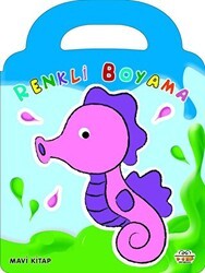 Mavi Kitap - Renkli Boyama - 0-6 Yaş Yayınları