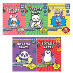 Maxi Boyama Saati 5`li Set - Maxi Yayıncılık
