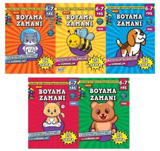 Maxi Boyama Zamanı 5`li Set - 1