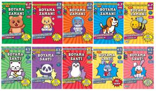 Maxi Boyamalar 10`lu Set - 1