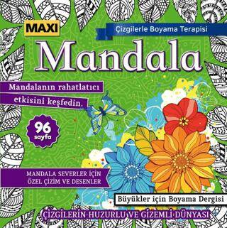 Maxi Mandala Çizgilerle Boyama Terapisi 16 - 1
