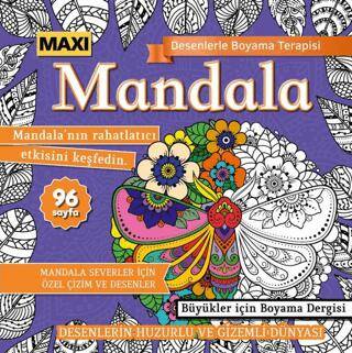 Maxi Mandala Desenlerle Boyama Terapisi 12 - 1