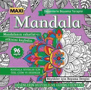 Maxi Mandala Desenlerle Boyama Terapisi 15 - 1
