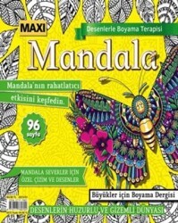Maxi Mandala Desenlerle Boyama Terapisi 9 - Maxi Yayıncılık