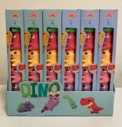 Maxx 6 Renk Dinazor Fosforlu Kalem - 1