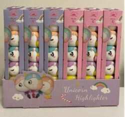 Maxx 6 Renk Unicorn Fosforlu Kalem - 1